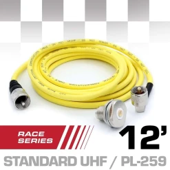 Rugged Radios 12FT Antenna Coax Cable Kit - Race Series