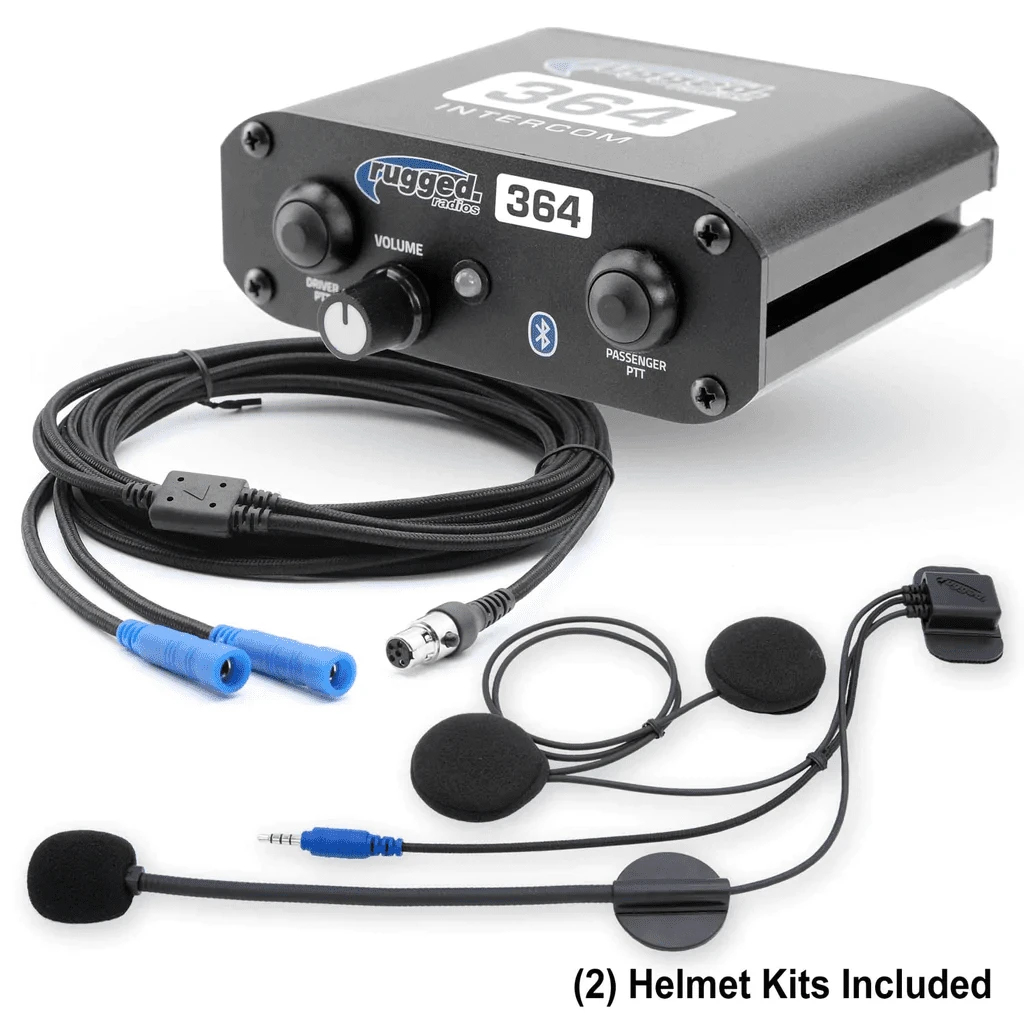 Rugged Radios 2 Person Super Sport 364 Communication Intercom System W/ Helmet Kits 4 Rugged Radios 2 Person Super Sport 364 Communication Intercom System W/ Helmet Kits - Image 2