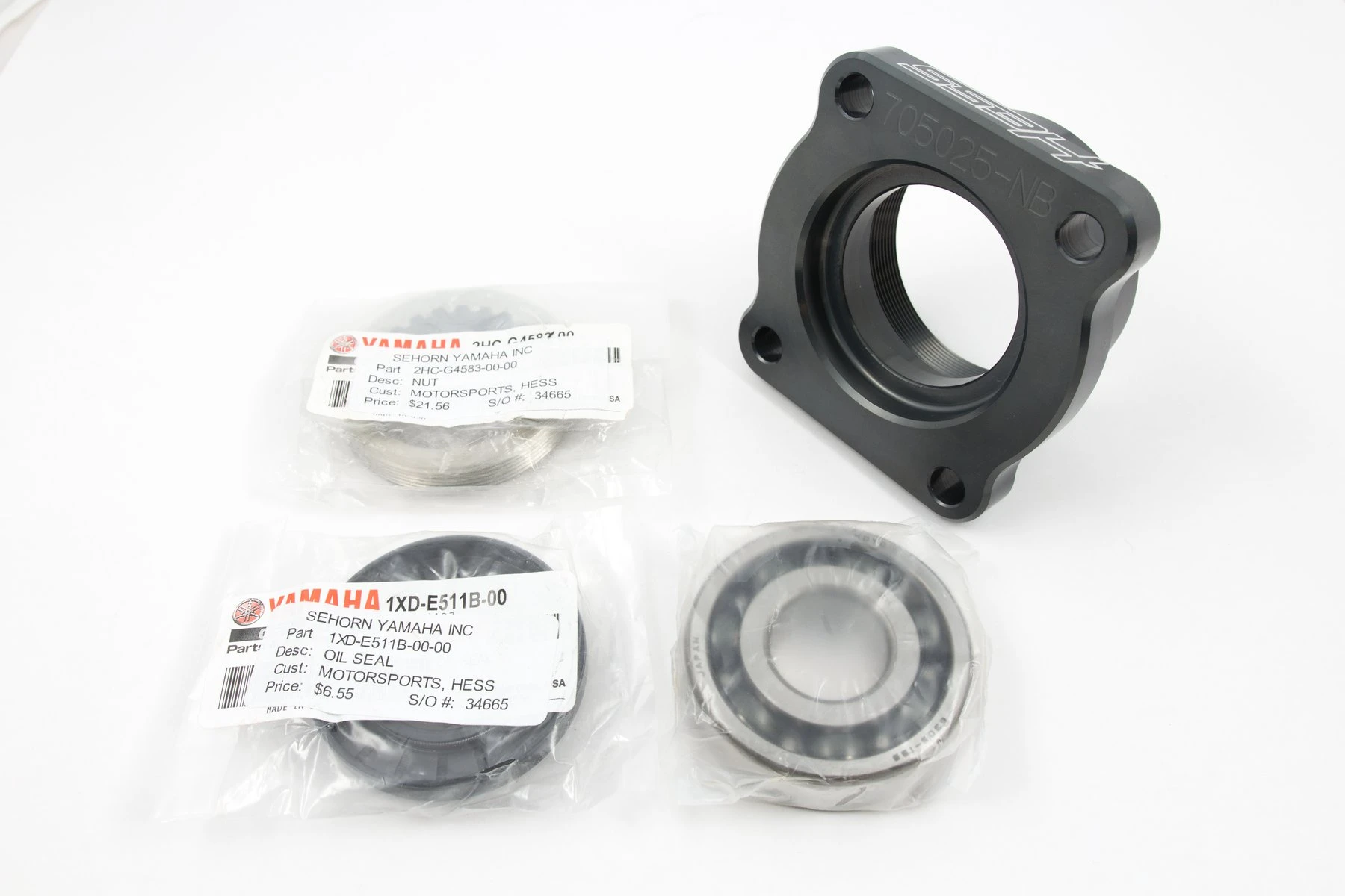 Hess Motorsports Rear Billet Differential Pinion Bearing Carrier Without Parking Brake - Yamaha YXZ - Image 3