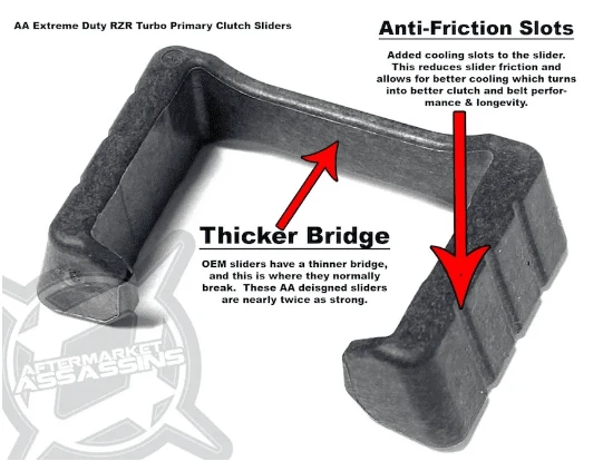 Aftermarket Assassins 2021 RZR Turbo S & XPT S3 Clutch Kit With AA Heavy Duty Primary - Image 6