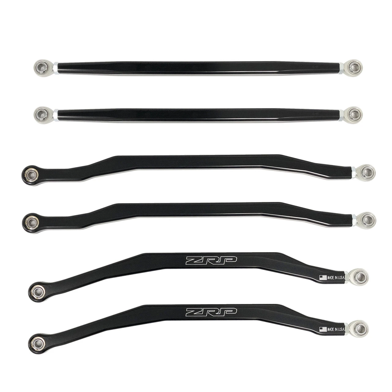 ZRP X3 High Clearance Billet Radius Rods Set (6) - Black 64" - Image 2
