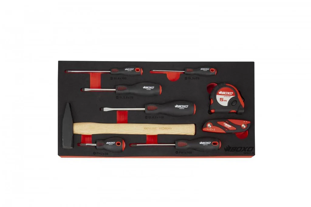 BoxoUSA 103-Piece Metric MotoBox Toolbox - White Box - Image 4