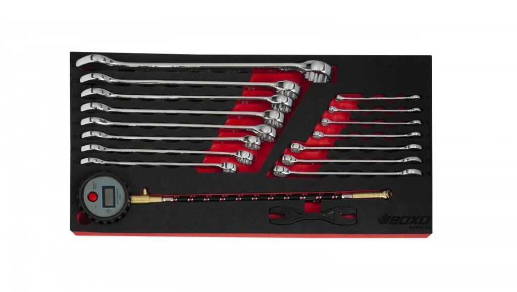 BoxoUSA 103-Piece Metric MotoBox Toolbox - White Box - Image 5