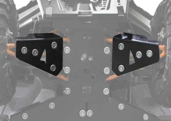 Rival Powersports Rival Polaris Ranger 1000 / 1000 XP / CREW Plastic Front A-Arm Guards - Image 2