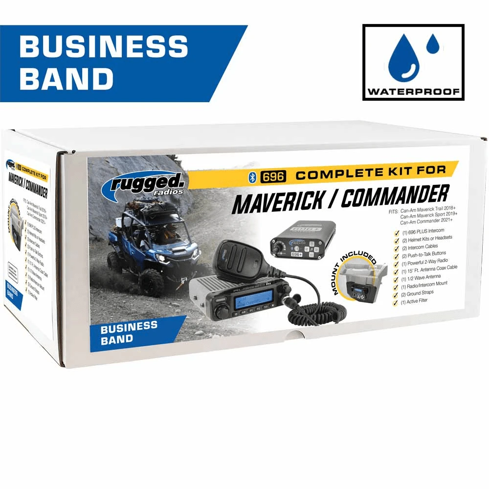 Rugged Radios Can-Am Maverick/Commander Complete UTV Communication Intercom And Radio Kit 3 Rugged Radios Can-Am Maverick/Commander Complete UTV Communication Intercom And Radio Kit