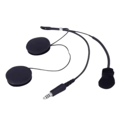 Rugged Radios IMSA Wired Open Face Helmet Kit With M102 Military Mic And Speakers
