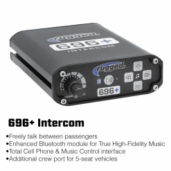 Rugged Radios Can-Am Commander/Maverick 45-Watt GMRS Complete UTV Communication Intercom Kit -Zrp Store POWERHOUSE 45 Watt GMRS Radio Can Am Commander Maverick Complete UTV Communication Intercom Kit 3 2