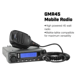 Rugged Radios Can-Am Commander/Maverick 45-Watt GMRS Complete UTV Communication Intercom Kit -Zrp Store POWERHOUSE 45 Watt GMRS Radio Can Am Commander Maverick Complete UTV Communication Intercom Kit 4