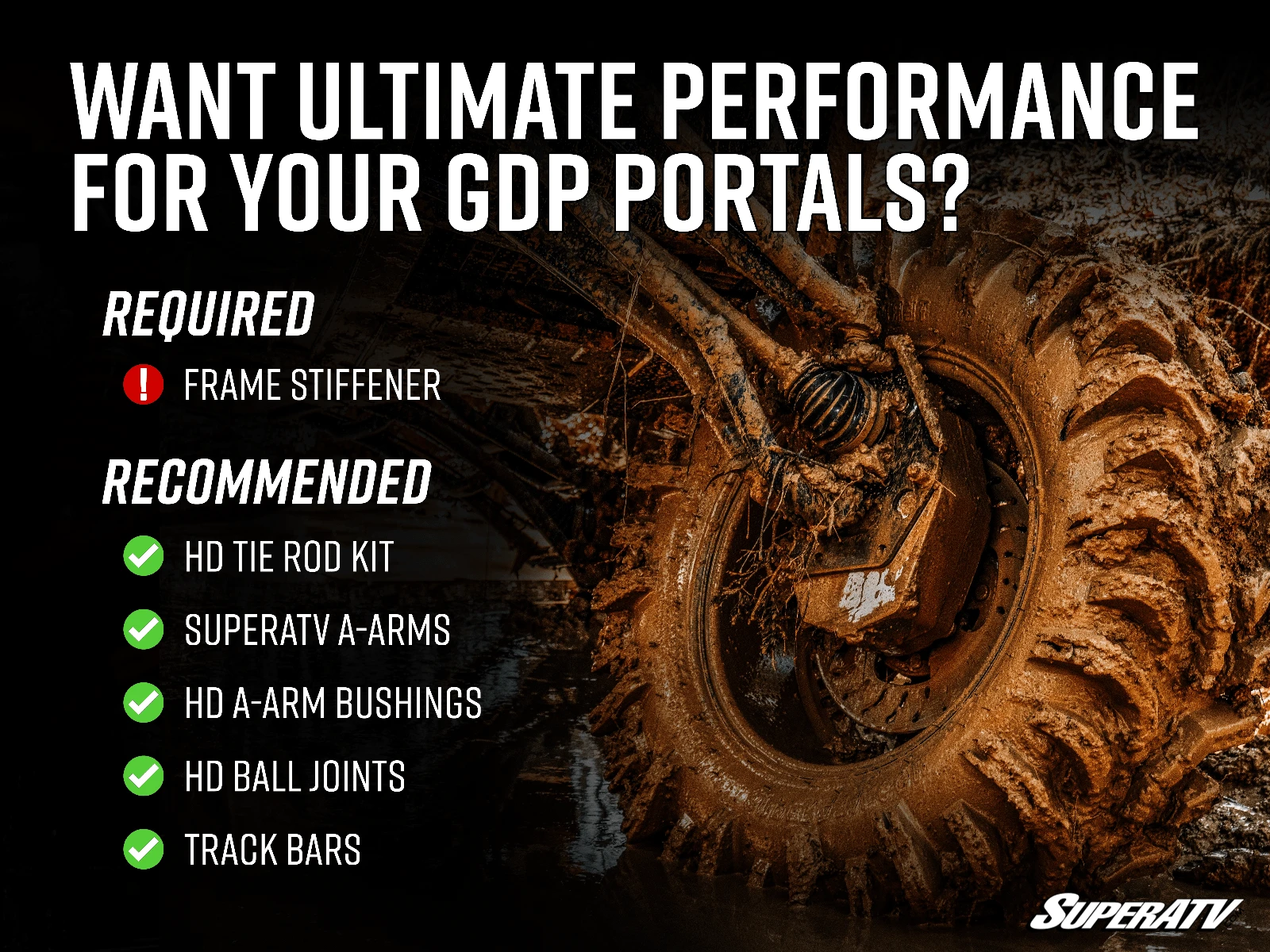 SuperATV Honda Talon 1000R 8" Portal Gear Lift - Image 11