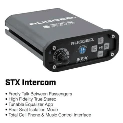 Alternative view of Rugged Radios Polaris RZR STX Stereo Complete UTV Communication Kit