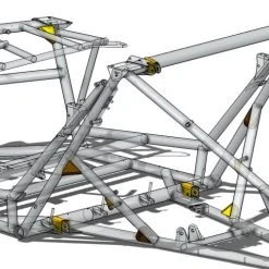 Alternative view of CT Race Worx Maverick X3 Chromoly Race Gusset Kit