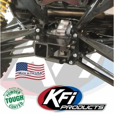 KFI 2 Inch Rear Receiver Hitch W/ Winch Mount - Can-Am Maverick - Image 2