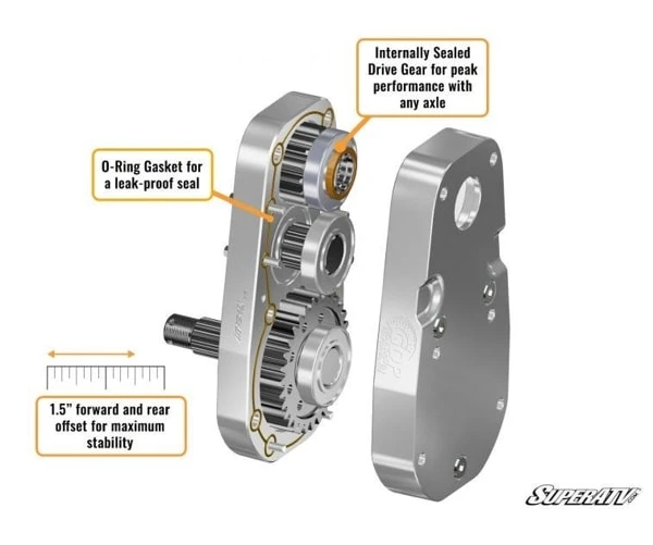 SuperATV Honda Talon 1000X 8" Portal Gear Lift - Image 11