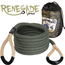 Bubba Rope 3/4" X 20' Renegade Rope (Military Camo-Green Body W/ Tan Eyes)