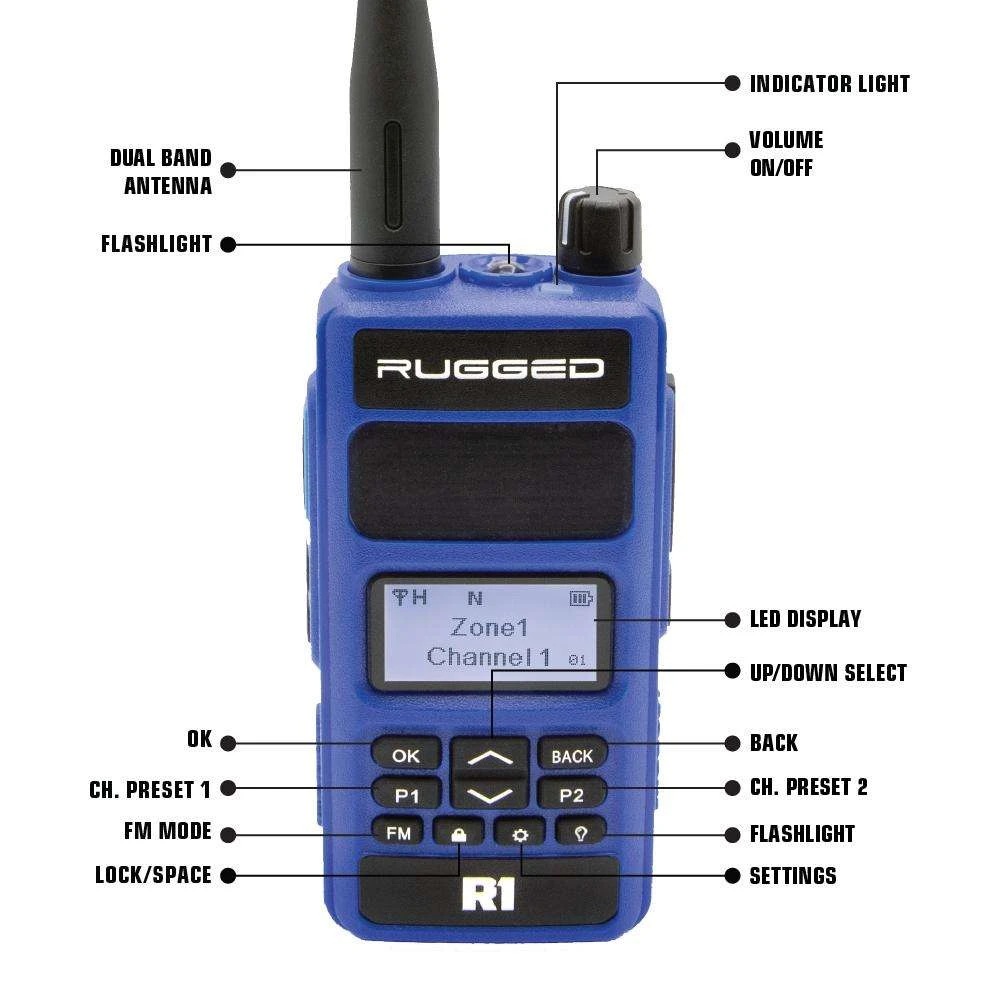 Rugged Radios R1 Handheld Radio - Digital And Analog - Image 7