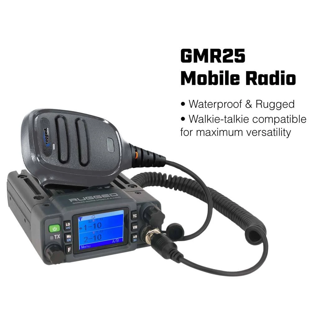 Rugged Radios Can-Am X3 GMR25 Complete Communication Kit W/ Top Mount - Image 3