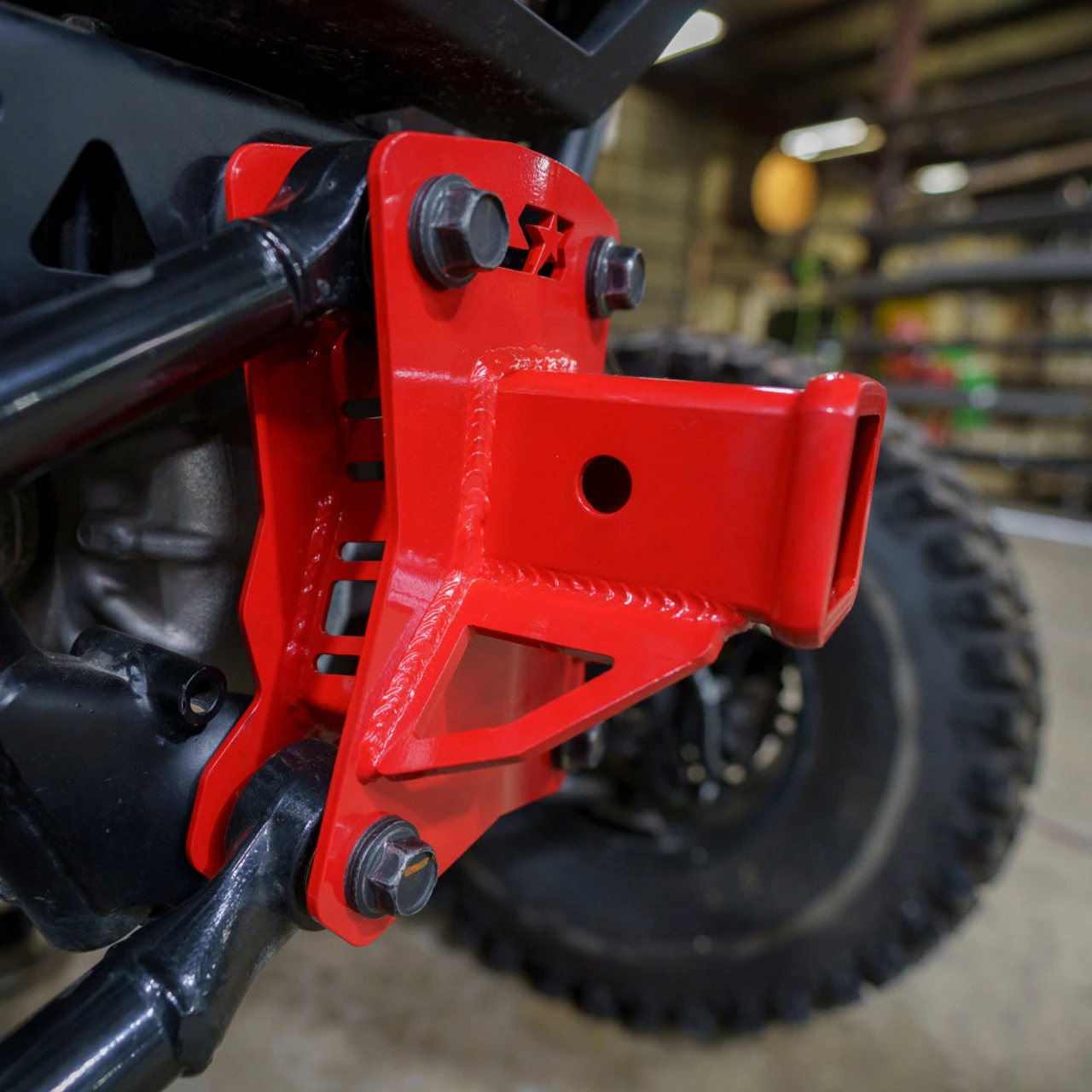 S3 Powersports S3 Power Sports Polaris RZR Pro R / Turbo R Double Shear Hitch Receiver Plate 5 S3 Powersports S3 Power Sports Polaris RZR Pro R / Turbo R Double Shear Hitch Receiver Plate - Image 3