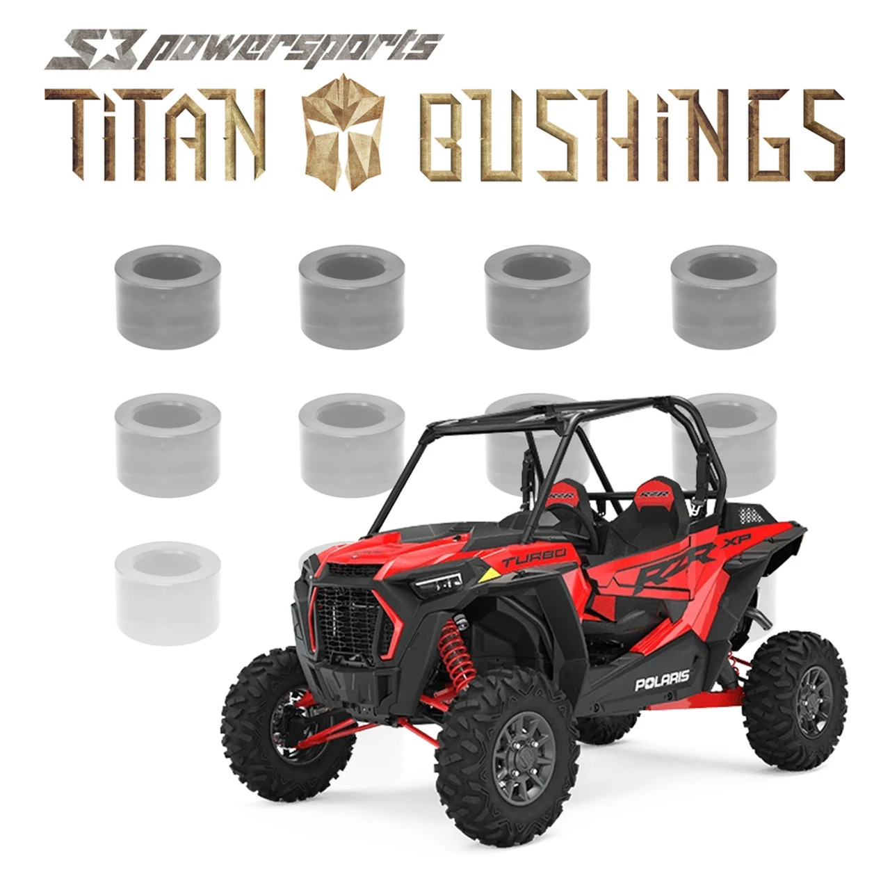 S3 Powersports S3 Power Sports Polaris RZR XP 1000 / Turbo A-Arm Bushing Kits - Image 2